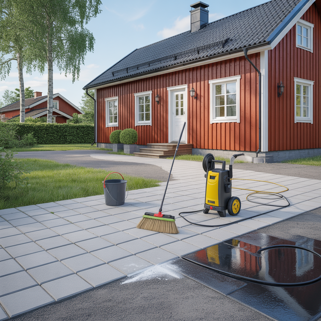 underhall av marksten checklista for tvatt och omfogning