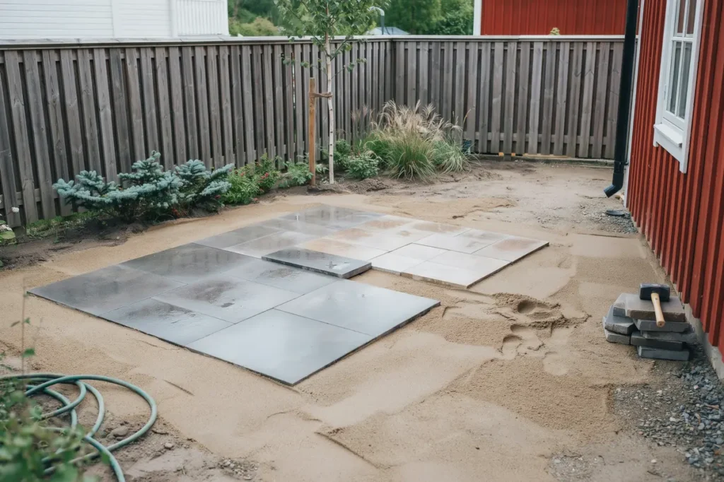 v lj r tt marksten till uteplatsen material yta och f rg som passar svenska villatomter